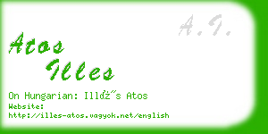 atos illes business card